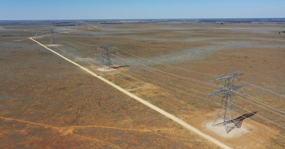 Key powerline all but built, AEMO ‘cautiously positive’ on transition